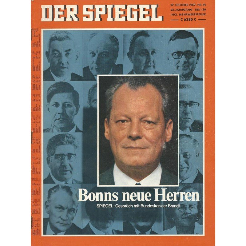 Der Spiegel Tijdschrift Duitsland 1968-14 Originele uitgave