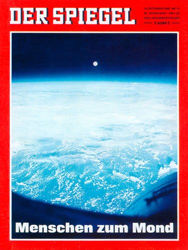 Der Spiegel Magazin Deutschland 1968-51 Mondflug Raumfahrt Apollo-Programm