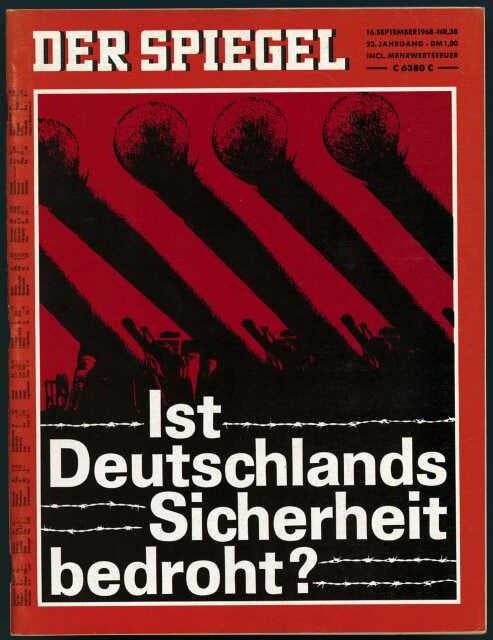 Der Spiegel Magazin Deutschland 1968-38 Sowjetische Militärmacht Warschauer Pakt Invasion Der Tschechoslowakei