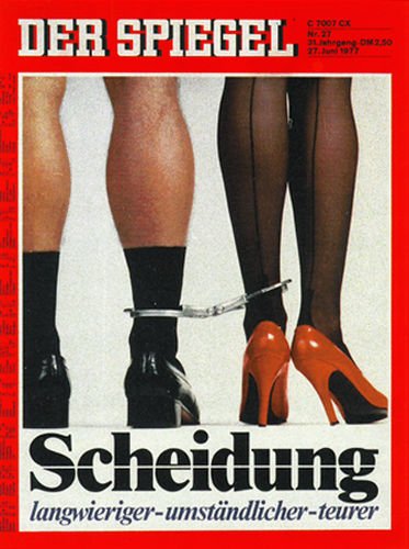 Der Spiegel Magazin Deutschland 1977-27 Scheidung Scheidungsrecht Eherecht