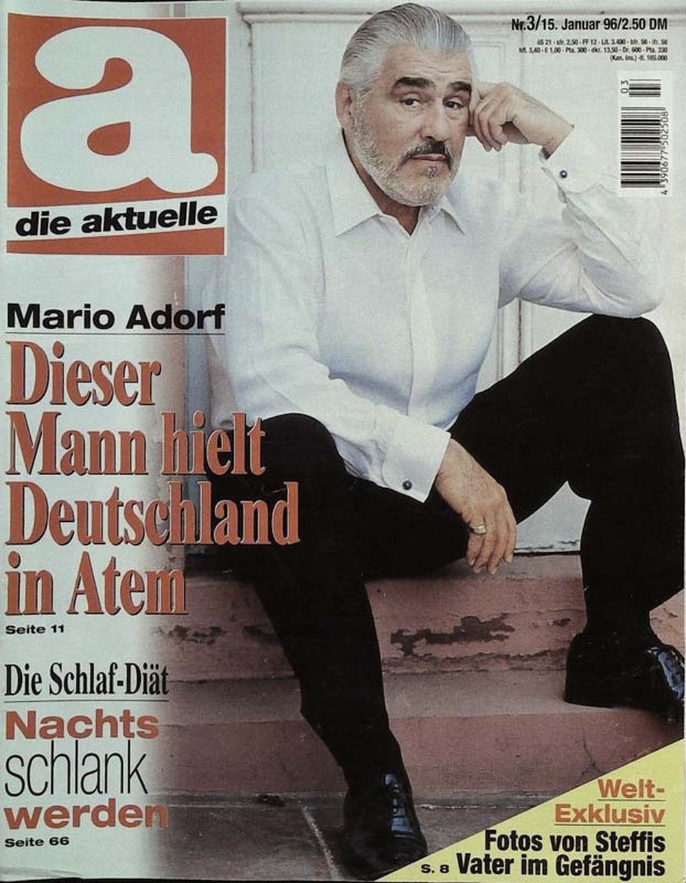 Die Aktuelle Magazin Deutschland 1996-03 Mario Adorf Steffi Graf