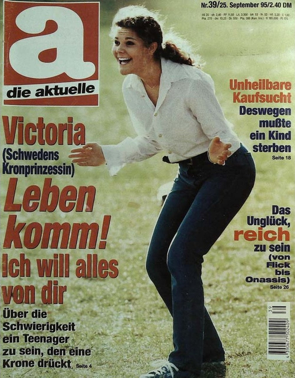 Die Aktuelle Magazin Deutschland 1995-39 Victoria, Crown Princess Of Sweden