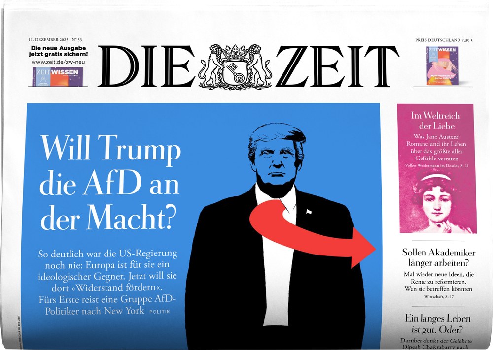 Die Zeit Magazin Deutschland 2025-53 Donald Trump Jane Austen AfD