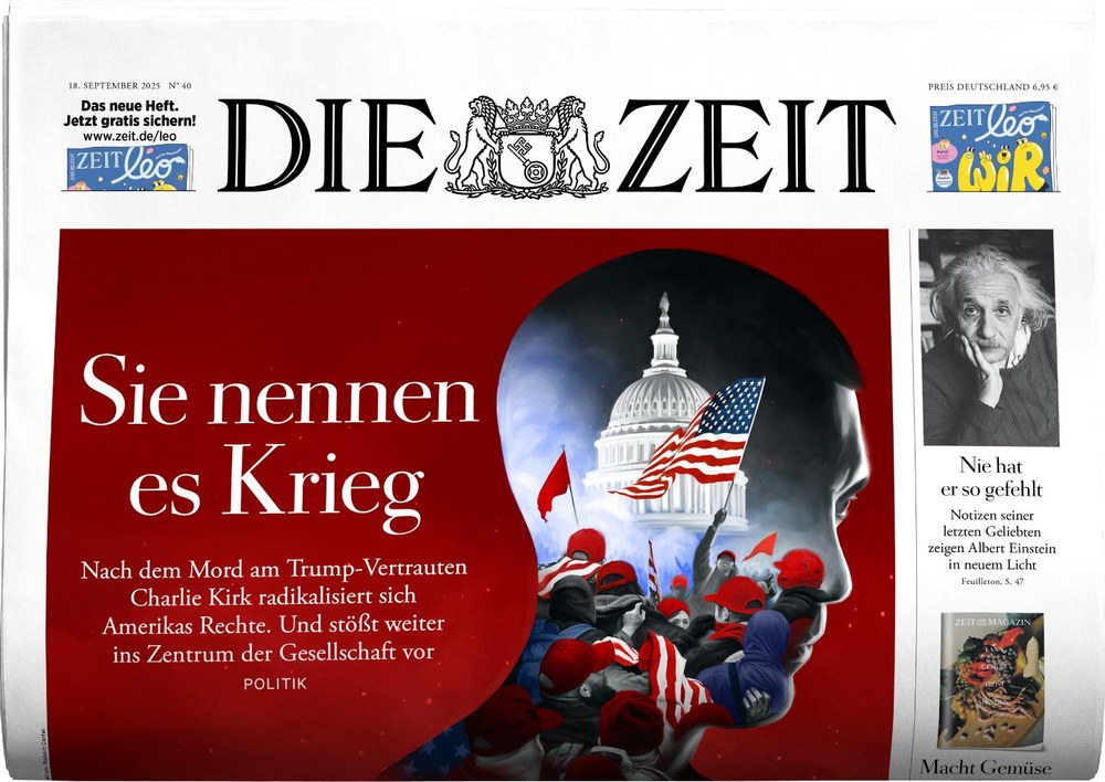 Die Zeit Magazin Deutschland 2025-40 Charlie Kirk Albert Einstein