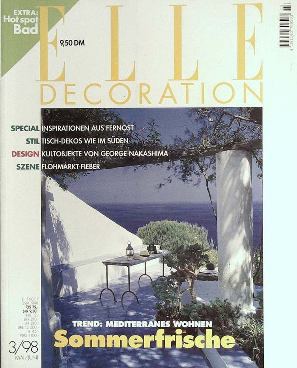 Elle Decoration Magazin Deutschland 1998-37 George Nakashima