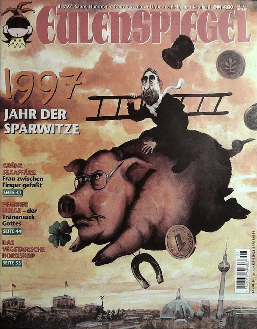 Eulenspiegel Magazin Deutschland 1997-01 Helmut Kohl
