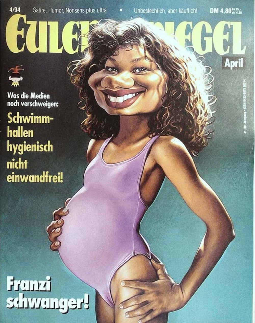 Eulenspiegel Magazin Deutschland 1994-04 Franziska Van Almsick