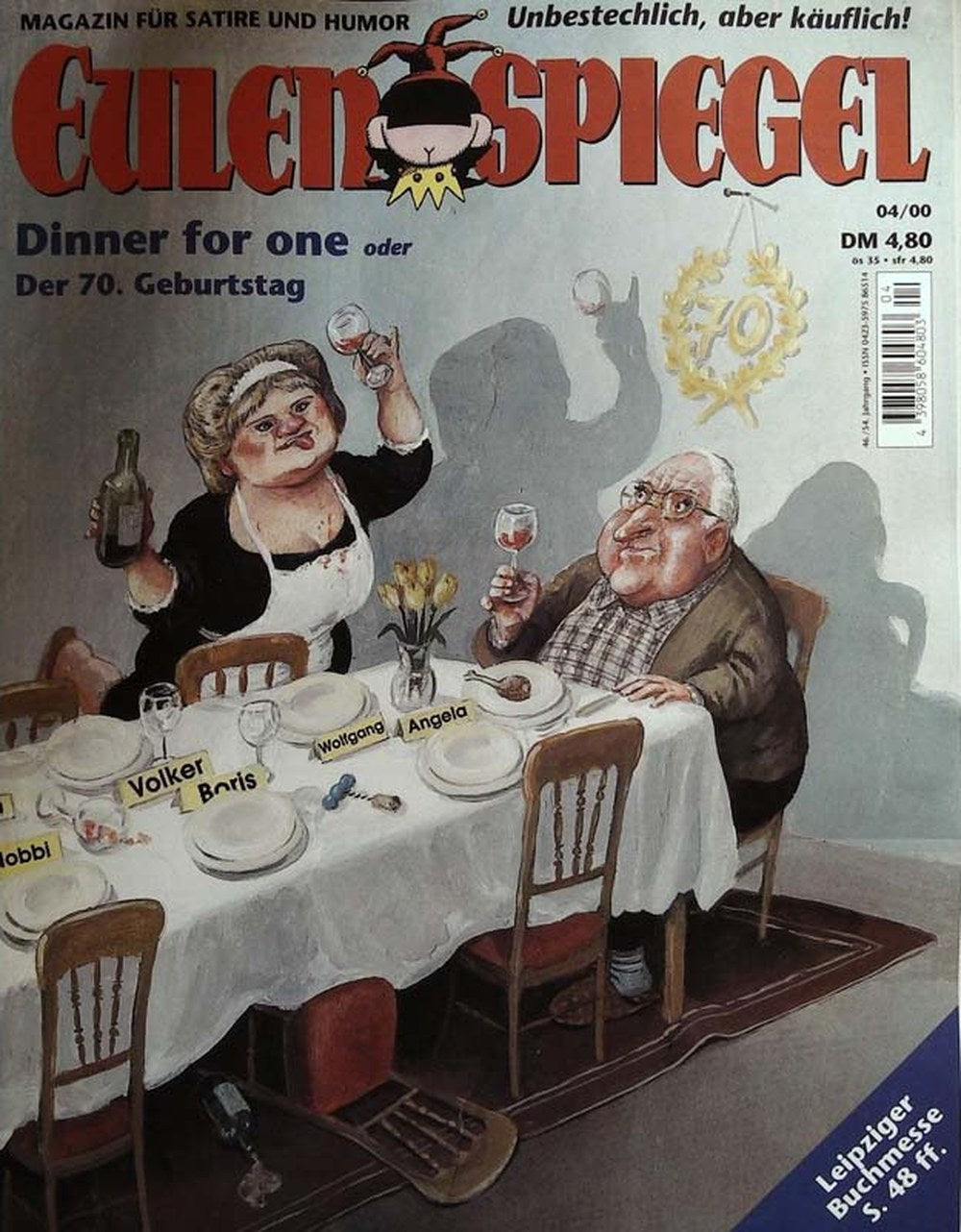 Eulenspiegel Magazin Deutschland 2000-04 Helmut Kohl