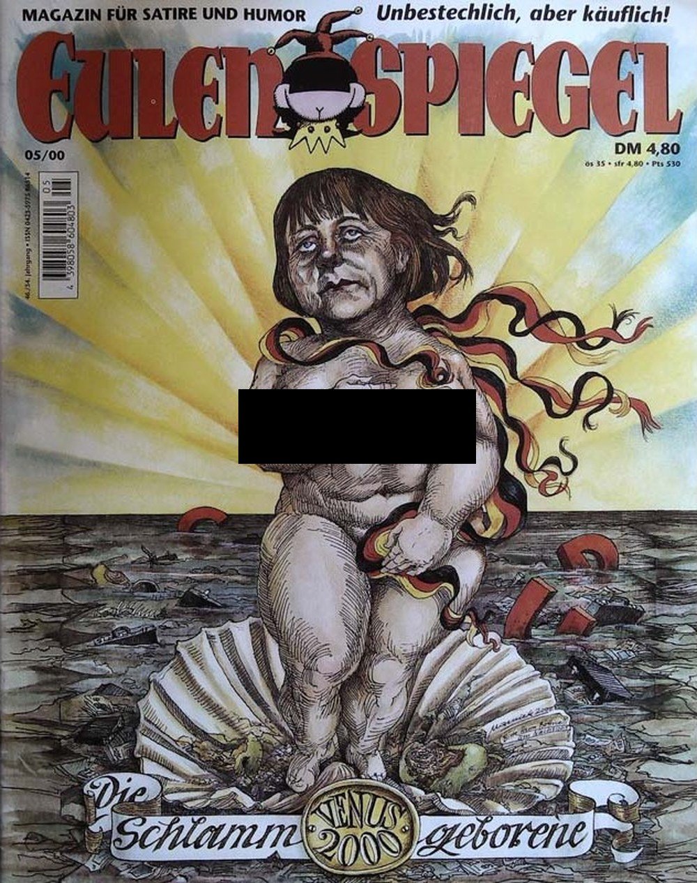 Eulenspiegel Magazin Deutschland 2000-05 Angela Merkel