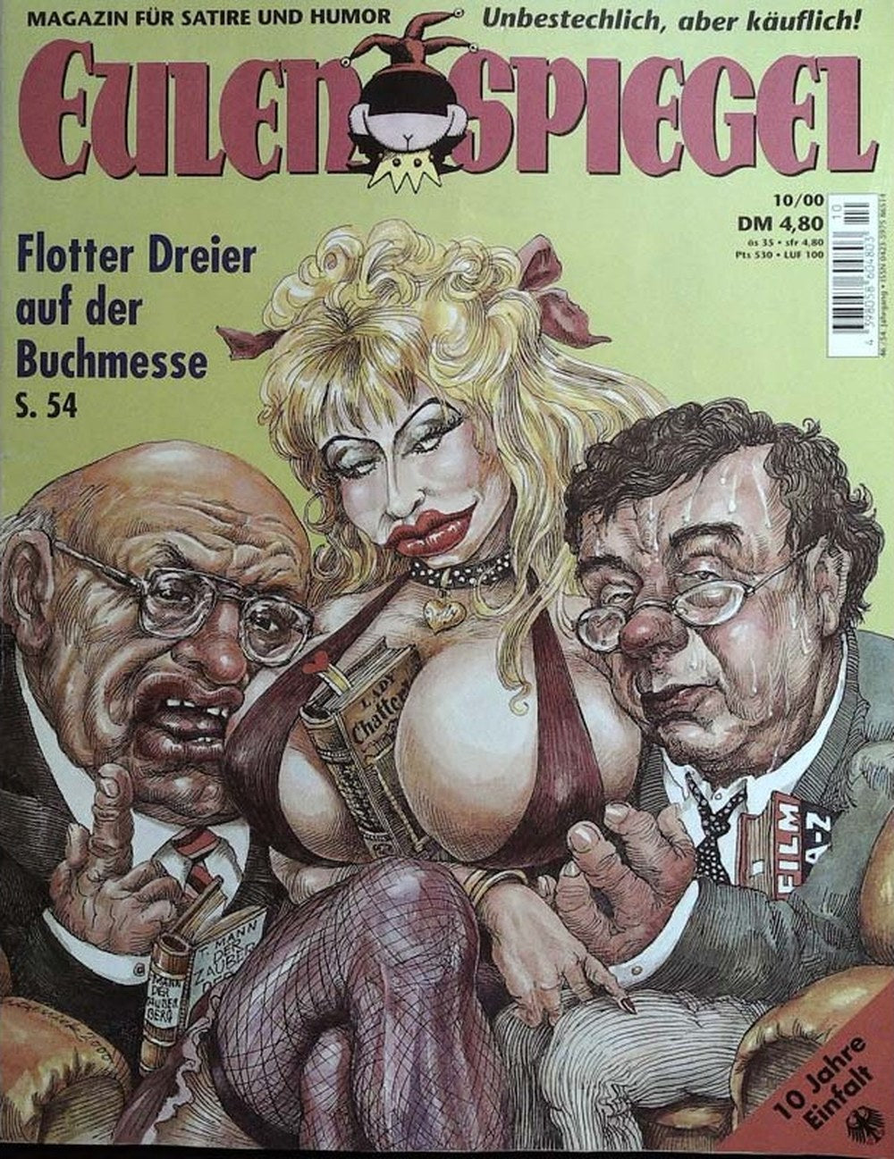 Eulenspiegel Magazin Deutschland 2000-10 Marcel Reich-Ranicki Hellmuth Karasek