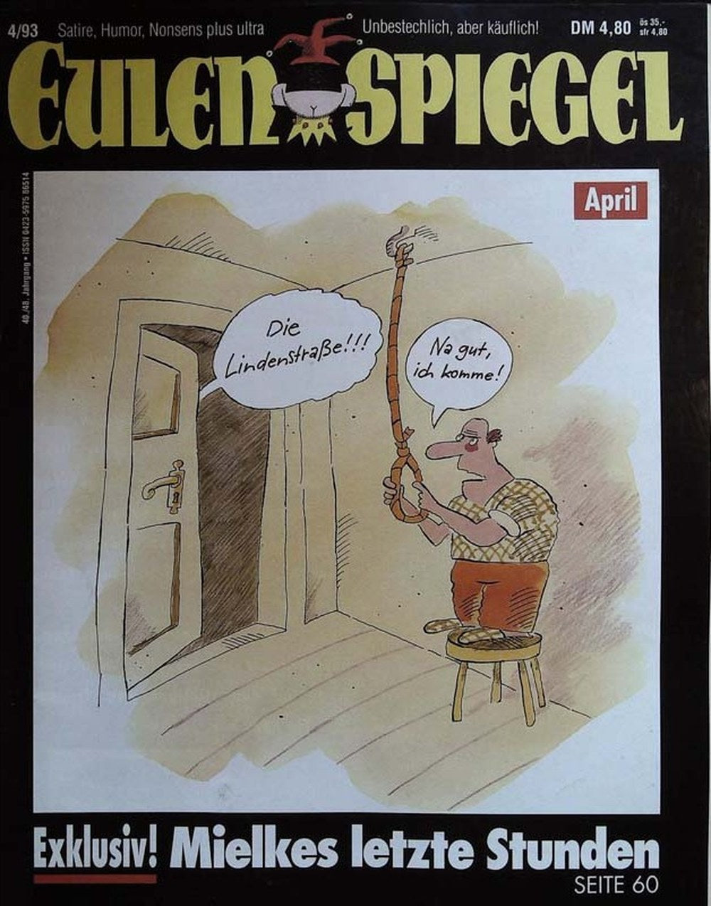Eulenspiegel Magazin Deutschland 1993-04 Erich Mielke