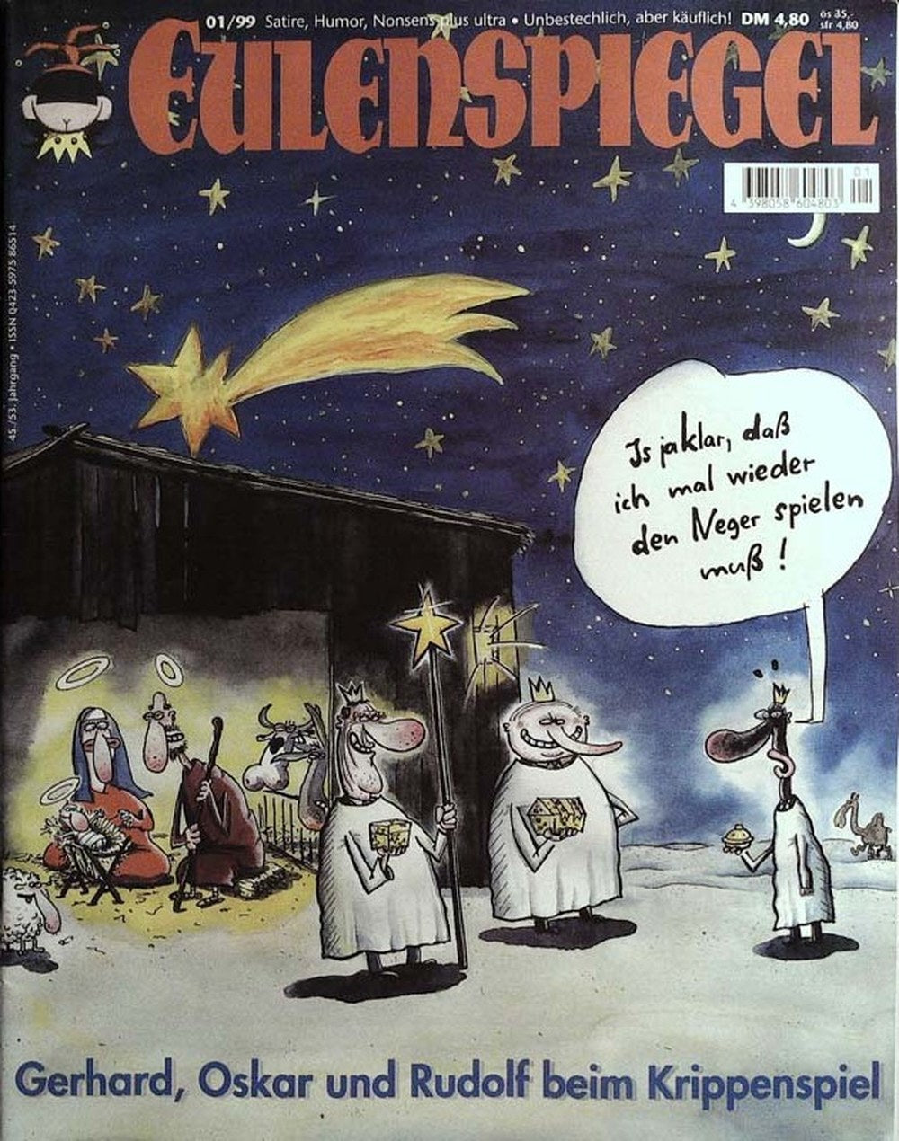 Eulenspiegel Magazin Deutschland 1999-01 Gerhard Schröder Oskar Lafontaine Rudolf Scharping