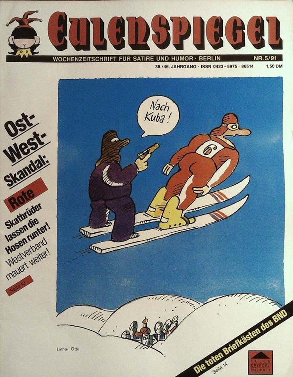 Eulenspiegel Magazin Deutschland 1991-05 Lothar Otto