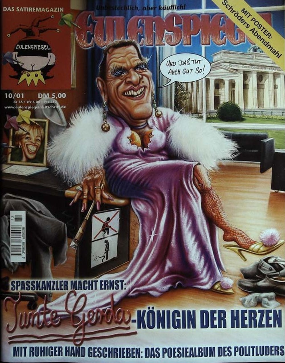 Eulenspiegel Magazin Deutschland 2001-10 Gerhard Schröder