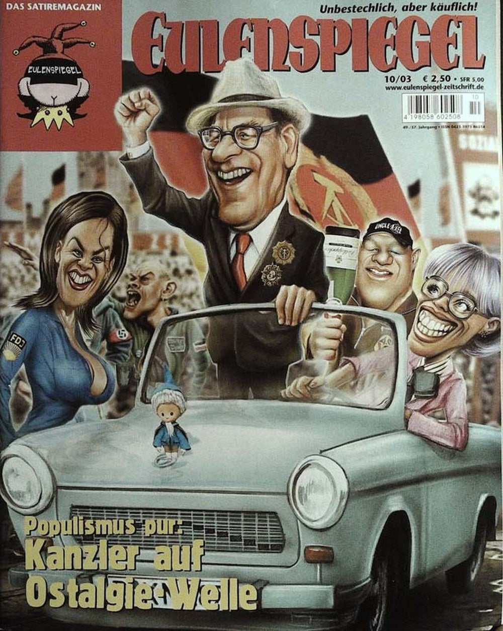 Eulenspiegel Magazin Deutschland 2003-10 Gerhard Schröder Andrea Nahles Helmut Kohl