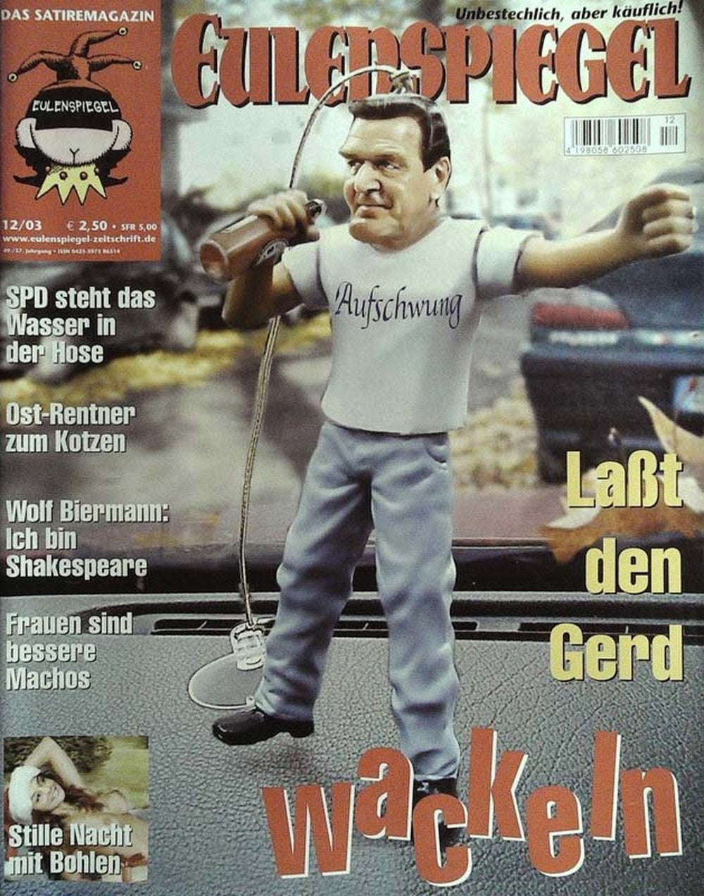 Eulenspiegel Magazin Deutschland 2003-12 Gerhard Schröder Wolf Biermann Dieter Bohlen