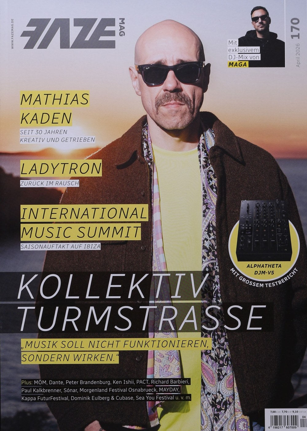 Faze Magazin Deutschland 2026-04 Kollektiv Turmstrasse MAGA Mathias Kaden Ladytron Ken Ishii