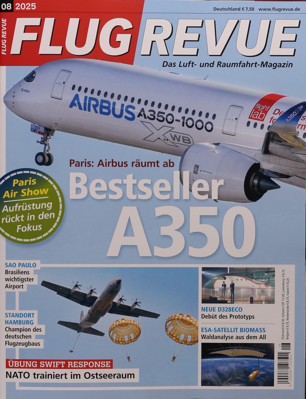 Flug Revue Magazin Deutschland 2025-08 Airbus NATO ESA