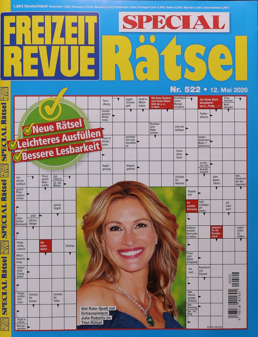 Freizeit Revue Magazin Deutschland 2026-522 Julia Roberts