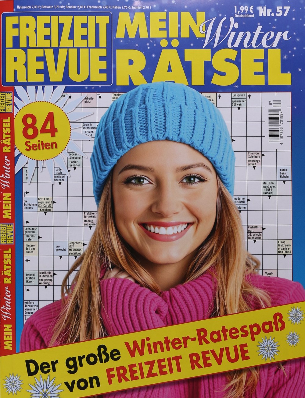 Freizeit Revue Magazin Deutschland 2025-57 Kreuzworträtsel Winterrätsel Rätselmagazin
