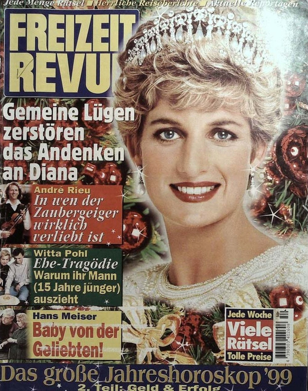 Freizeit Revue Magazin Deutschland 1998-52 Diana, Princess Of Wales André Rieu Witta Pohl Hans Meiser