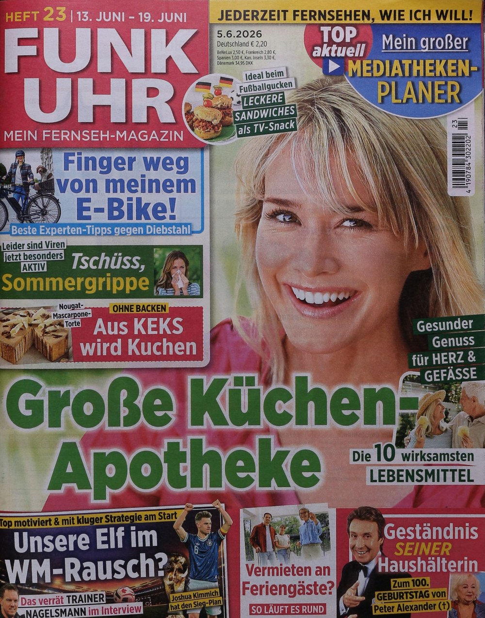 Funk Uhr Magazine Germany 2026-23 – Peter Alexander Julian Nagelsmann Joshua Kimmich – Original Print Issue