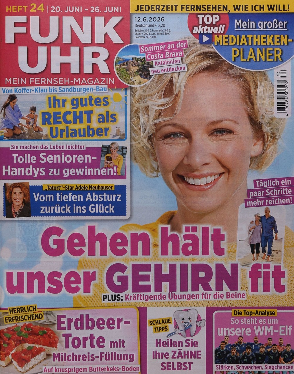 Funk Uhr Magazine Germany 2026-24 – Adele Neuhauser – Original Print Issue