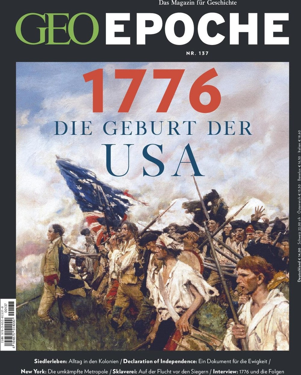 Geo Epoche Magazin Deutschland 2026-137 Amerikanische Unabhängigkeit 1776 Gründung Der USA
