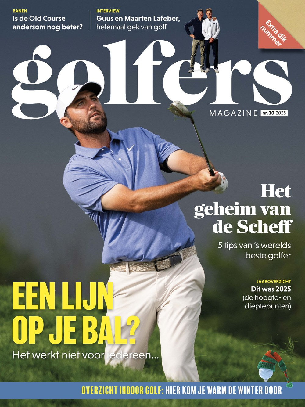 Golfers Magazin Niederlande 2025-10 Scottie Scheffler Guus Lafeber Maarten Lafeber