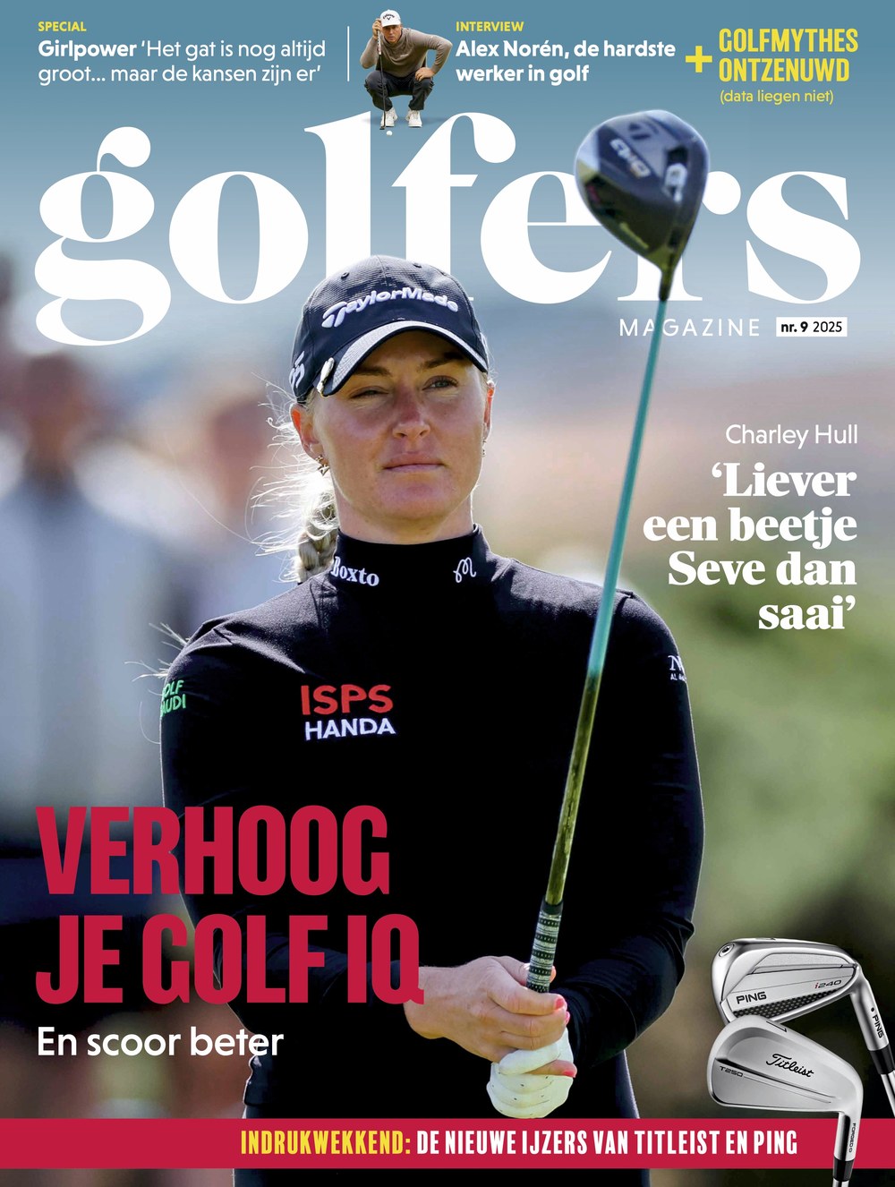 Golfers Magazin Niederlande 2025-09 Charley Hull Alex Norén