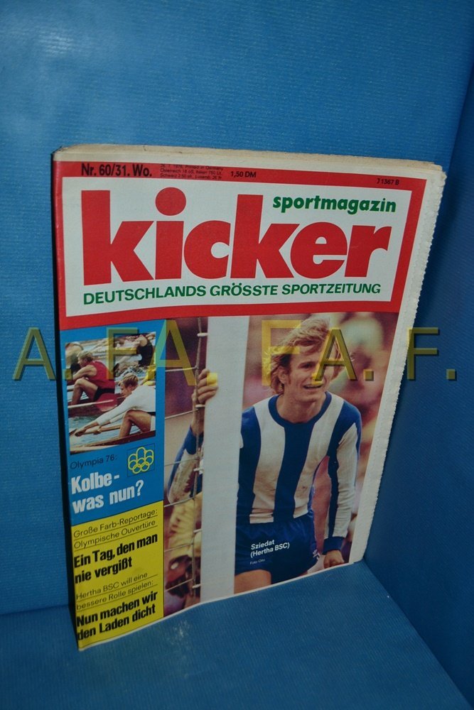 Kicker Magasin Tyskland 2000-60 Matthias Sammer Stefan Effenberg Frank Verlaat David Coulthard Jan Ullrich Originaludgave