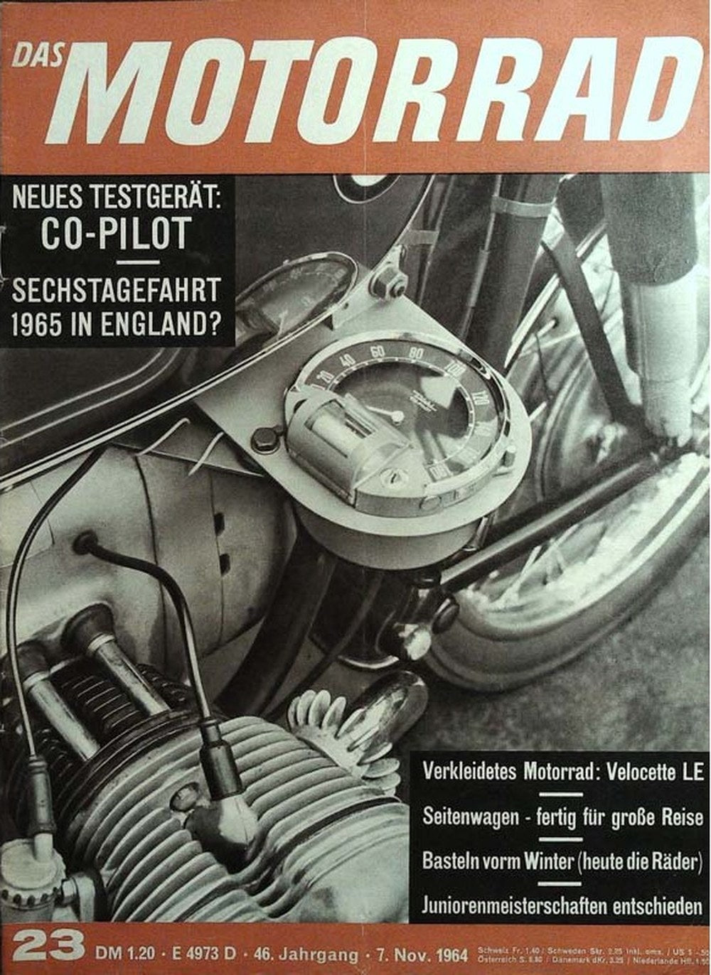 Motorrad Magazin Deutschland 1964-23 Motorrad Co-Pilot Testgerät