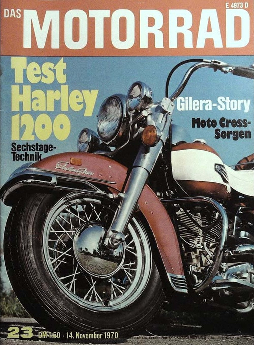 Motorrad Magazin Deutschland 1970-23 Gilera