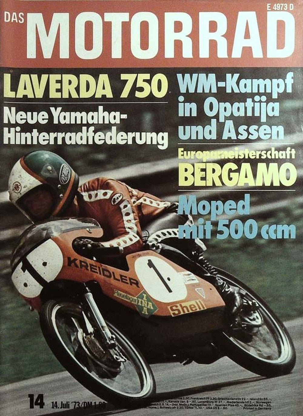 Motorrad Magazin Deutschland 1973-14 Jan De Vries