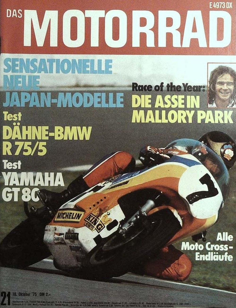 Motorrad Magazin Deutschland 1975-21 Barry Sheene