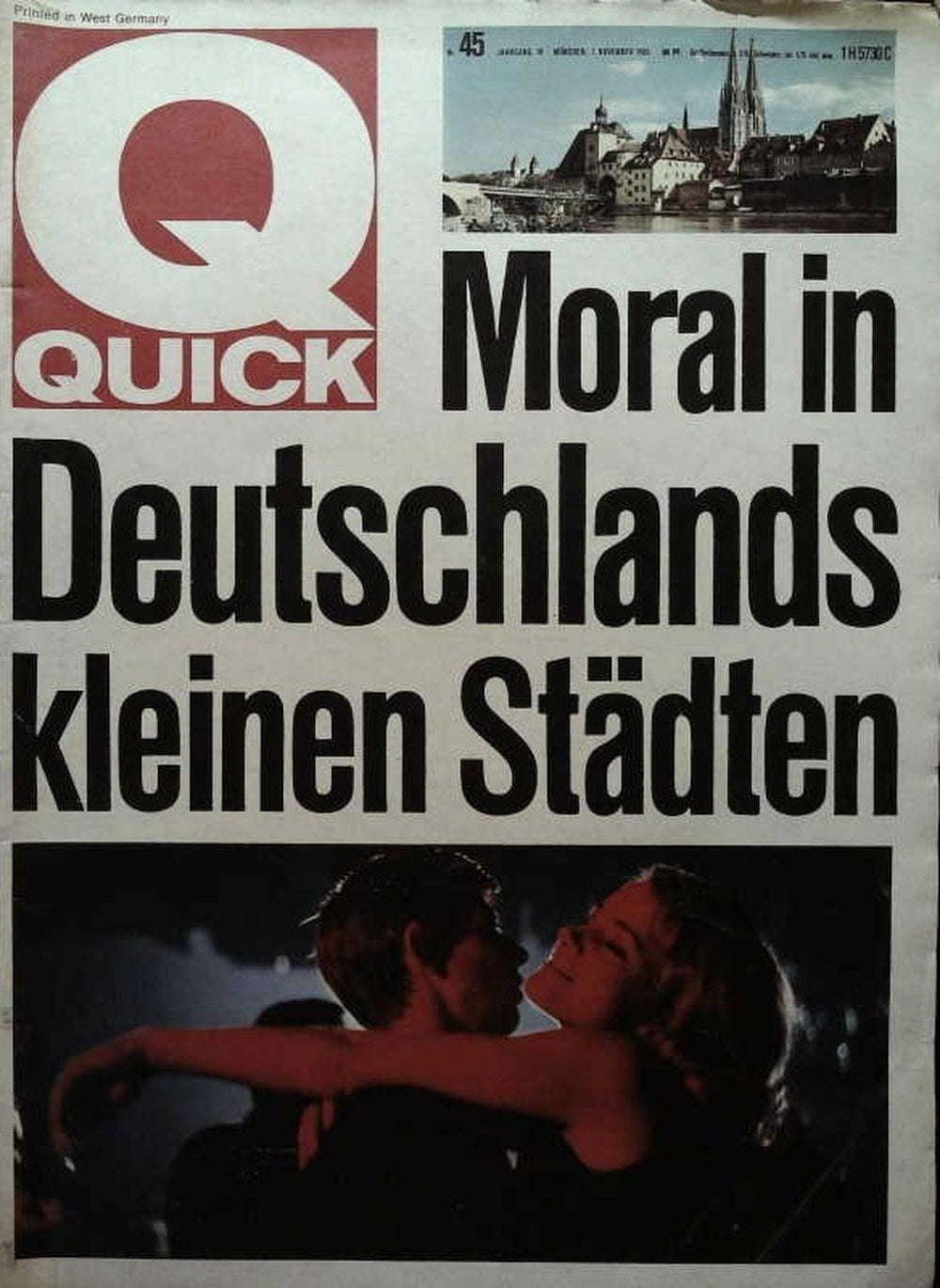 Quick Magazin Deutschland 1965-45 Deutsche Gesellschaft Moral In Der Kleinstadt Westdeutsche Kultur