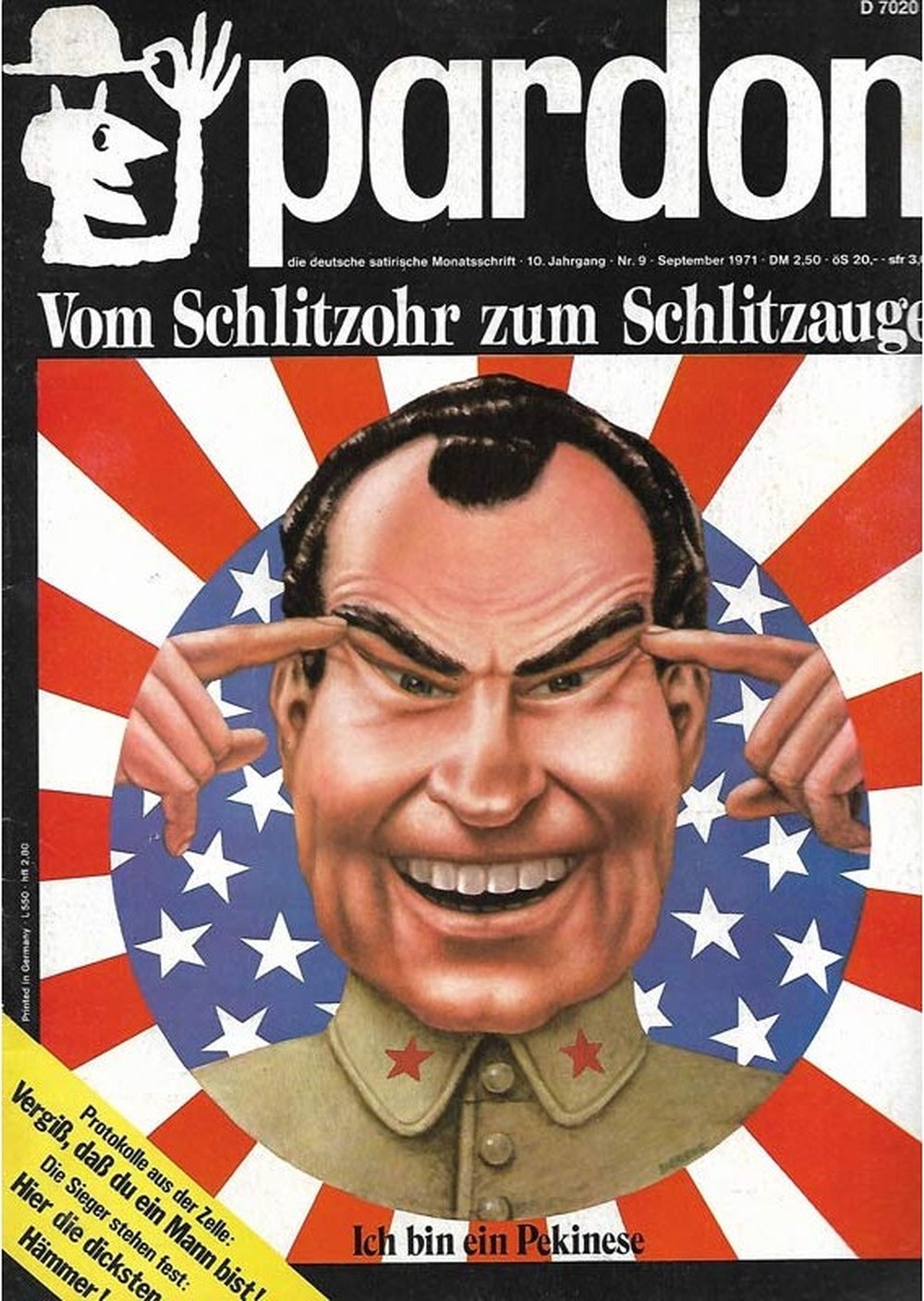 Pardon Magazin Deutschland 1971-09 Richard Nixon