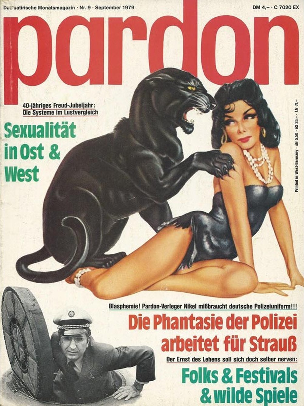 Pardon Magazin Deutschland 1979-09 Franz Josef Strauß Gosbert Nikel
