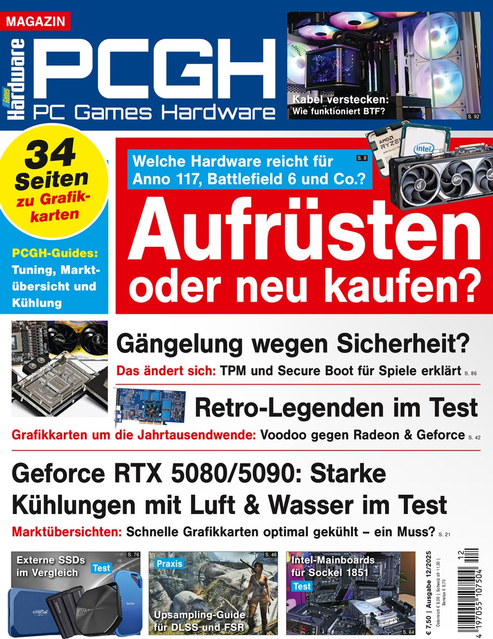 PC Games Magazin Deutschland 2025-12 PC-Hardware Grafikkarten Anno 117