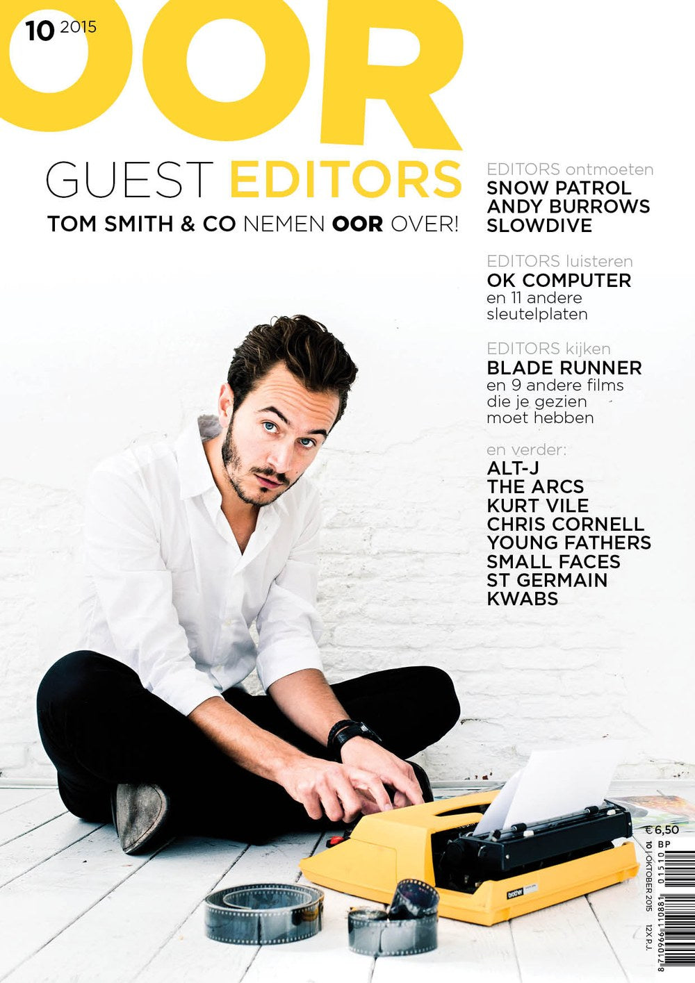 OOR Magazin Niederlande 2015-10 Tom Smith Snow Patrol Andy Burrows Slowdive Alt-J