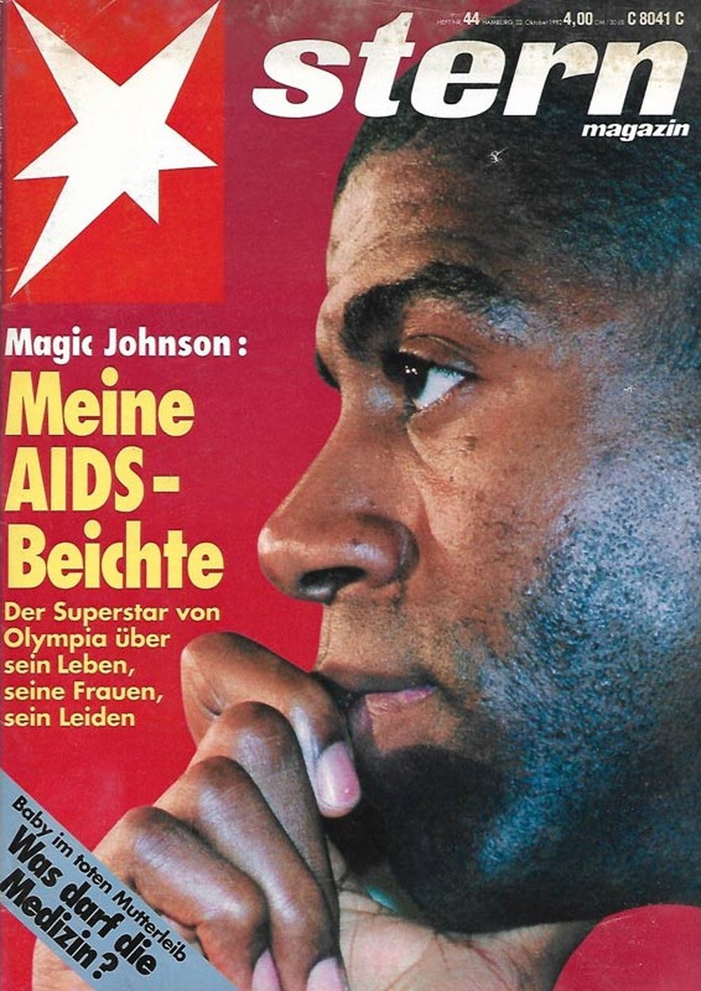 Stern Magazin Deutschland 1992-44 Magic Johnson