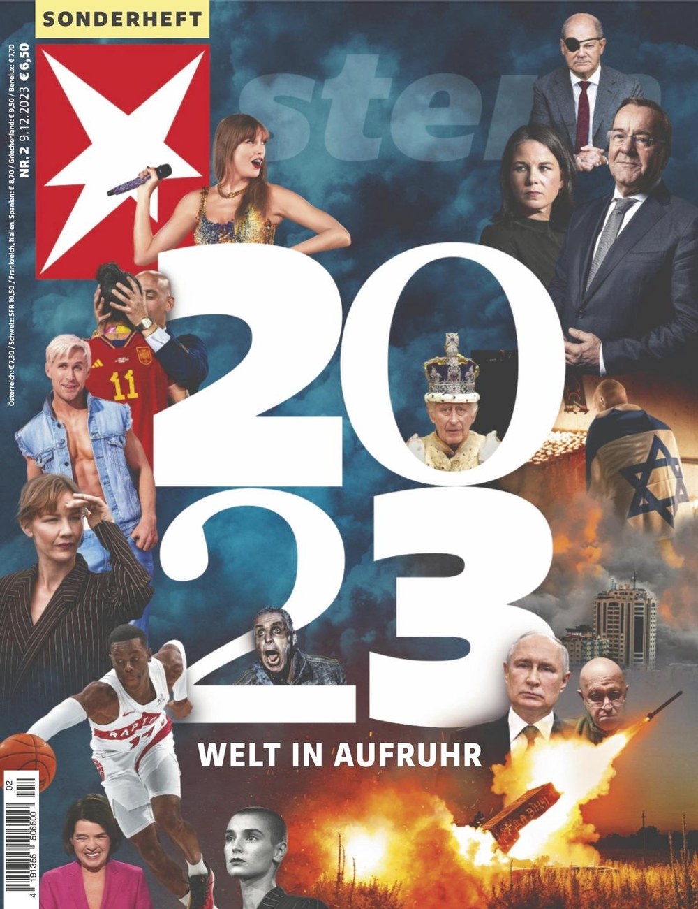 Stern Magazin Deutschland 2023-02 Taylor Swift King Charles III Vladimir Putin Olaf Scholz Annalena Baerbock