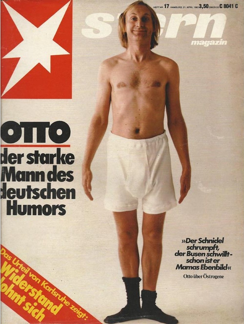 Stern Magazin Deutschland 1983-17 Otto Waalkes
