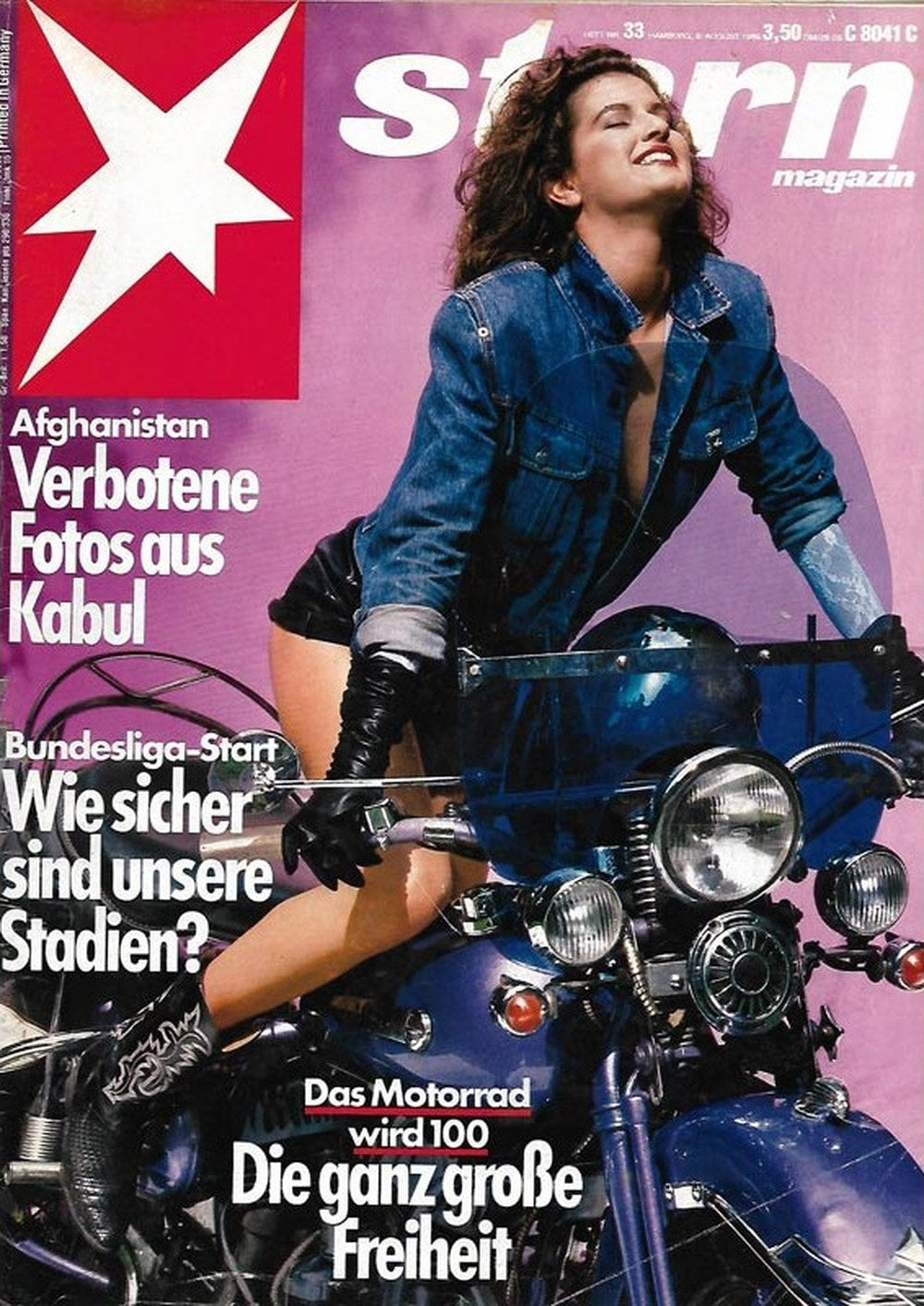 Stern Magazin Deutschland 1985-33 Motorradkultur 100 Jahre Motorrad Afghanistan