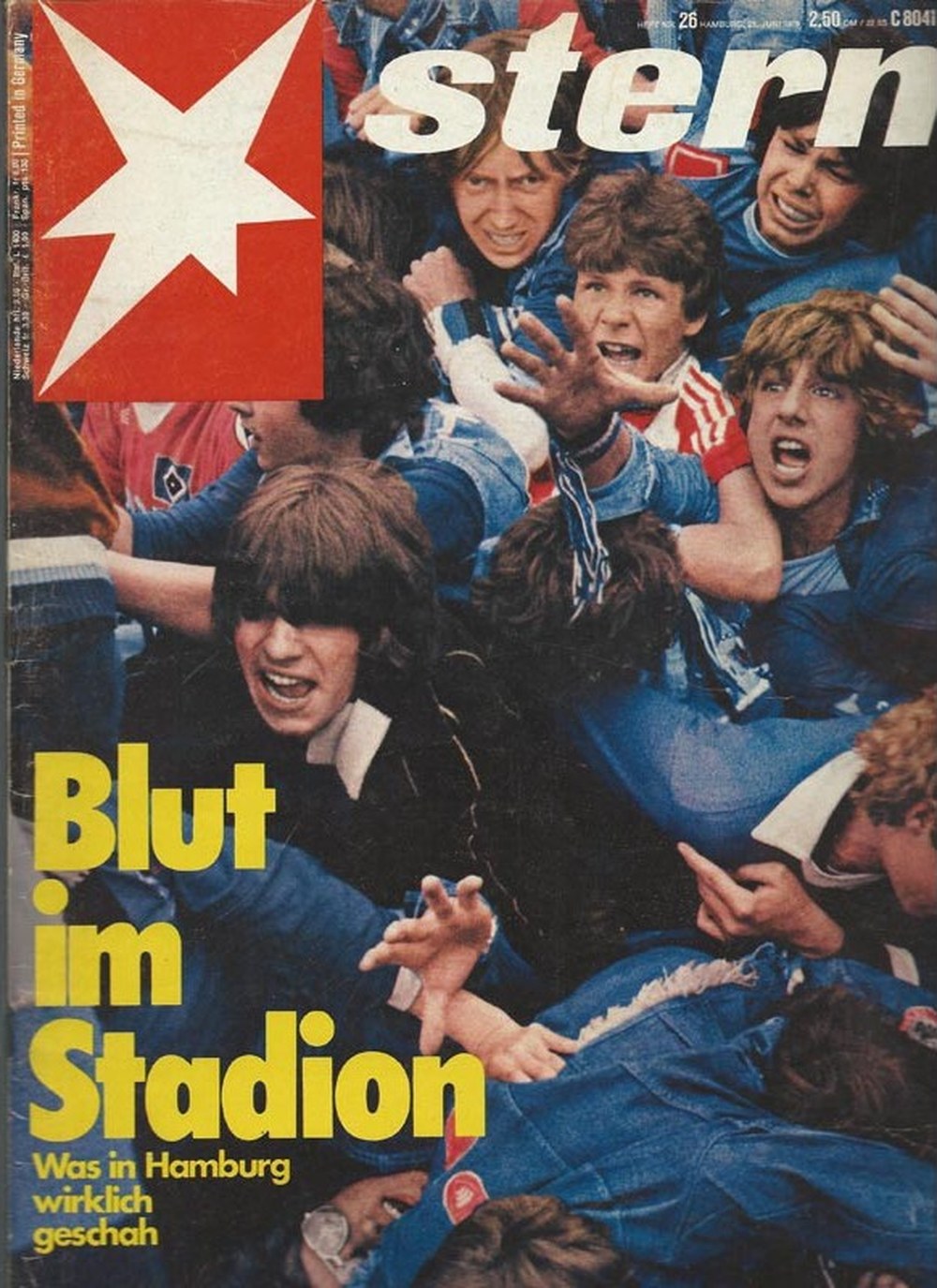 Stern Magazin Deutschland 1979-26 Stadiongewalt Hooligans Fußball
