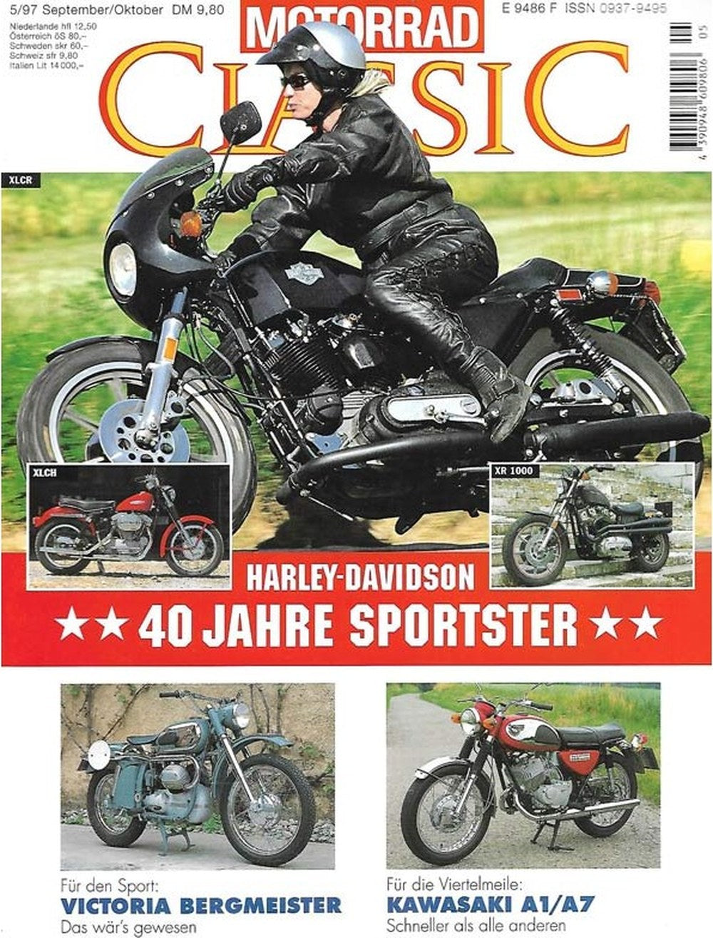 Motorrad Classic Magazin Deutschland 1997-05 Harley-Davidson Victoria Bergmeister Kawasaki