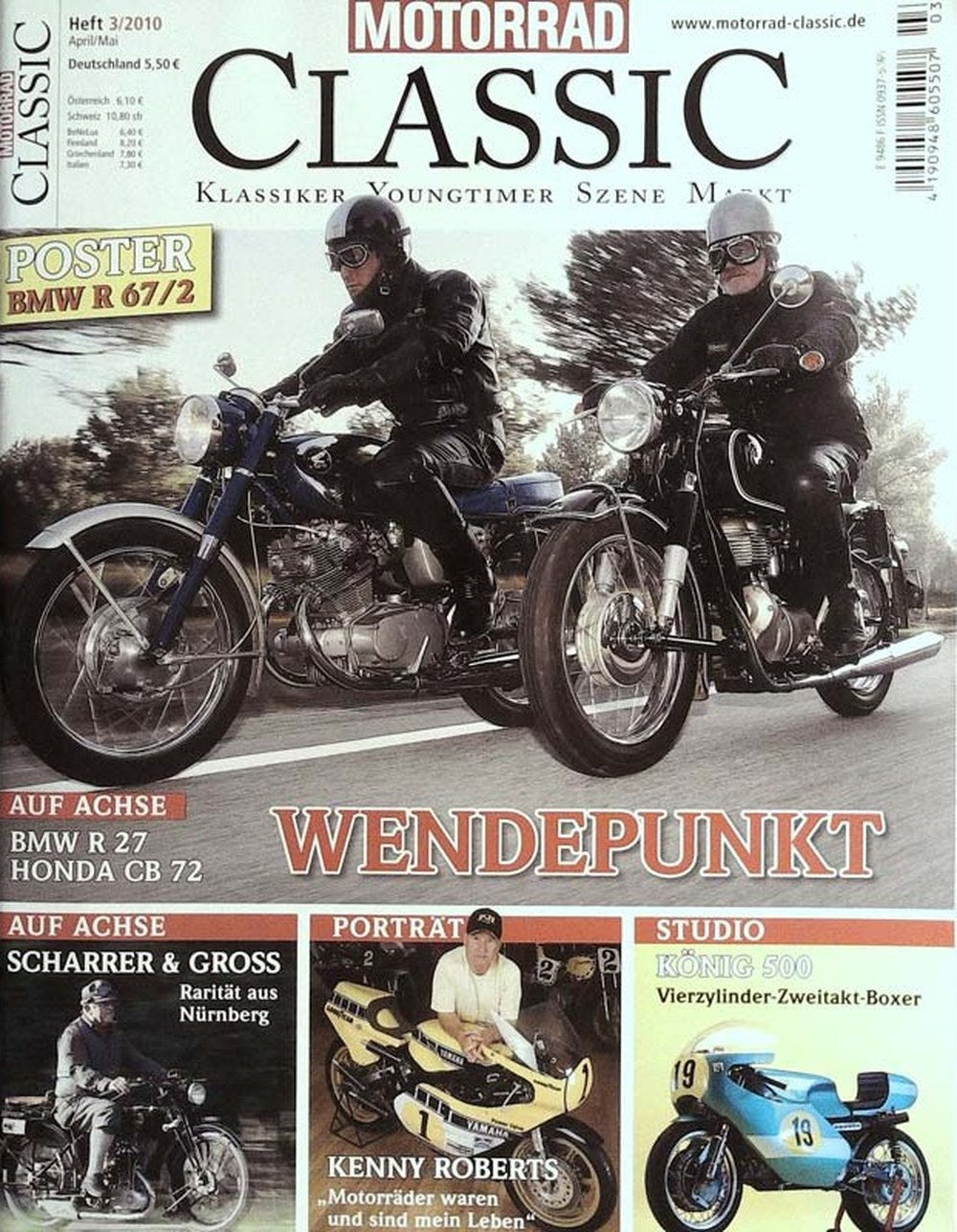 Motorrad Classic Magazin Deutschland 2010-03 Kenny Roberts Scharrer & Gross