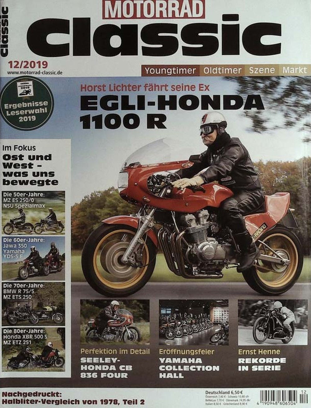 Motorrad Classic Magazin Deutschland 2019-12 Horst Lichter Ernst Henne