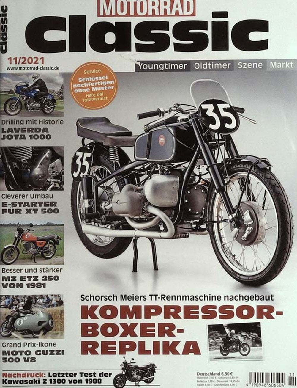 Motorrad Classic Magazin Deutschland 2021-11 Schorsch Meier