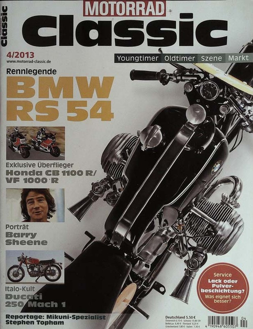 Motorrad Classic Magazin Deutschland 2013-04 Barry Sheene Stephen Topham